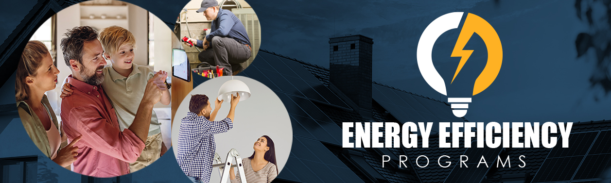 Energy efficiency programs banner
