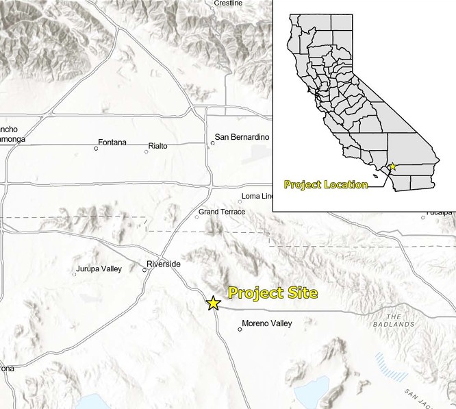 Farm Bureau project location map