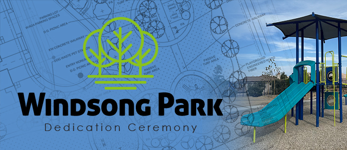 Windsong Park Dedication Ceremony